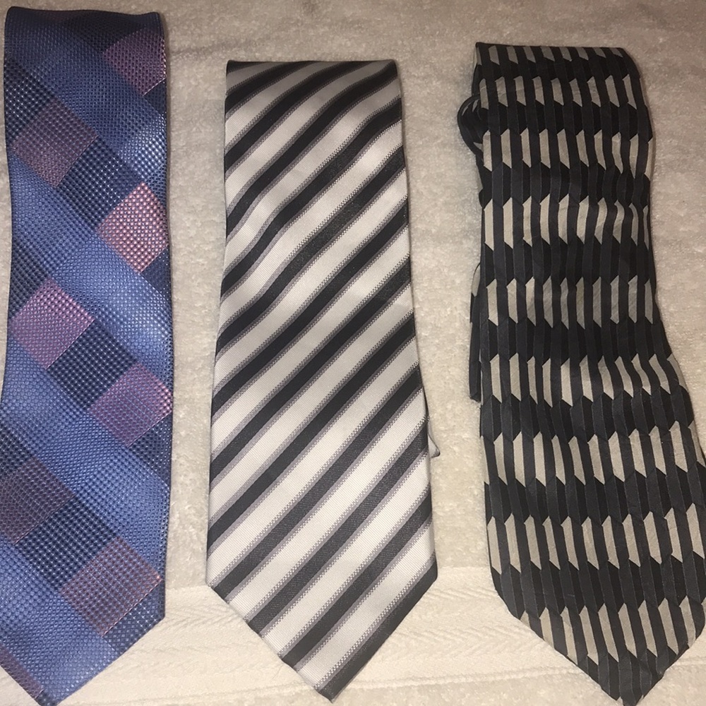 three ties in great condition